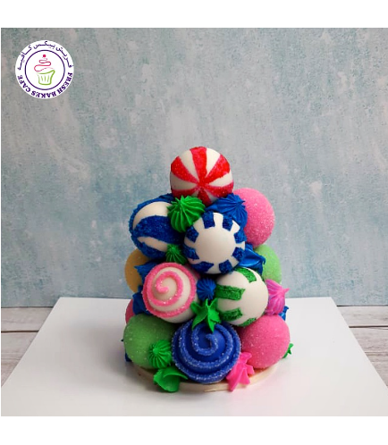 Candies Themed Cake Pops Tower