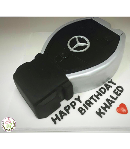 Car Themed Cake - Mercedes - Key - 3D Cake