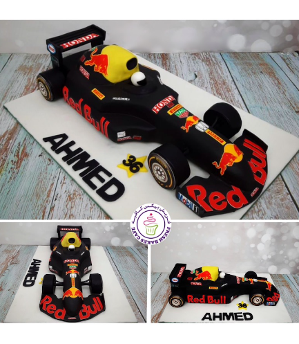 Car Themed Cake - Race Car - 3D Cake 02