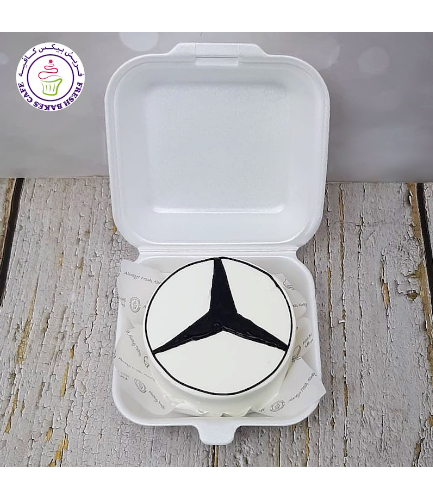 Car Themed Cake - Mercedes Logo