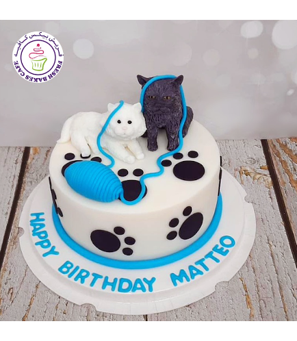 Cake - Cat - 3D Cake Toppers - 1 Tier 06