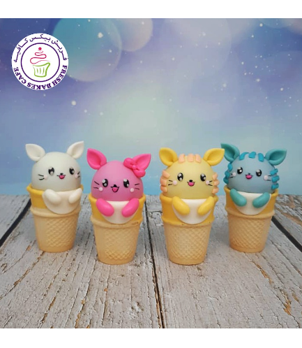 Cat Themed Cone Cake Pops 09