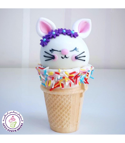 Cat Themed Cone Cake Pops 05