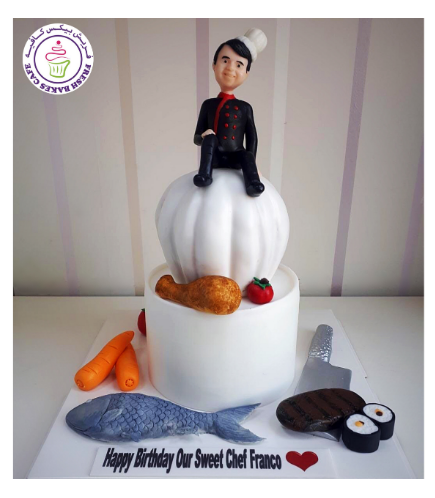 Chef Themed Cake 02