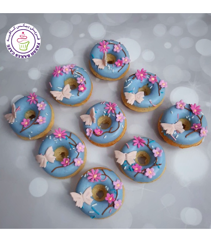 Cherry Blossoms Themed Donuts - Butterflies