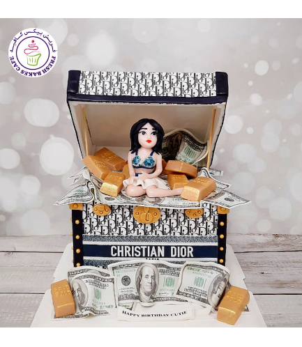 Christian Dior Themed Cake