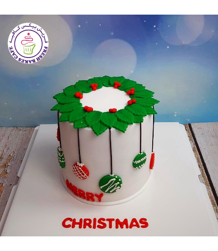 Cake - Decorative - Christmas Wreath