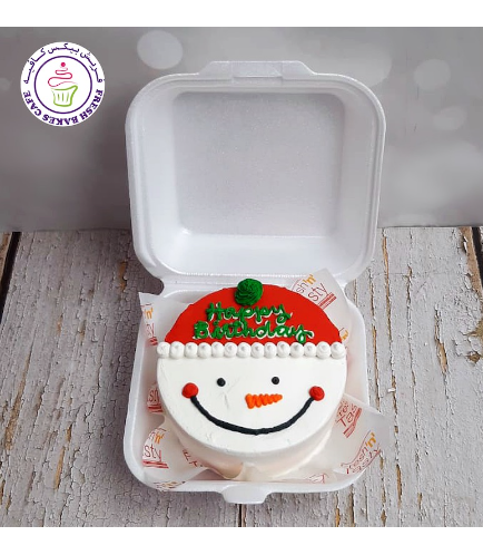 Christmas/Winter Themed Cake - Snowman 01