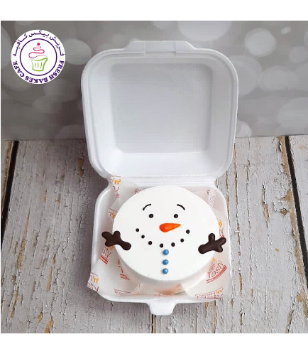 Christmas/Winter Themed Cake - Snowman 02