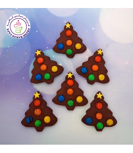 Cookies - Sugar Cookies - Christmas Trees - Chocolate