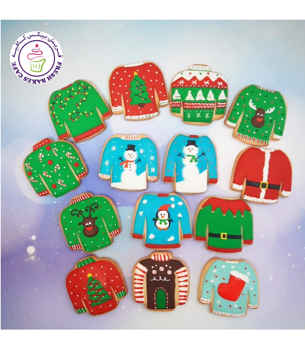 Cookies - Sugar Cookies - Ugly Christmas Sweaters