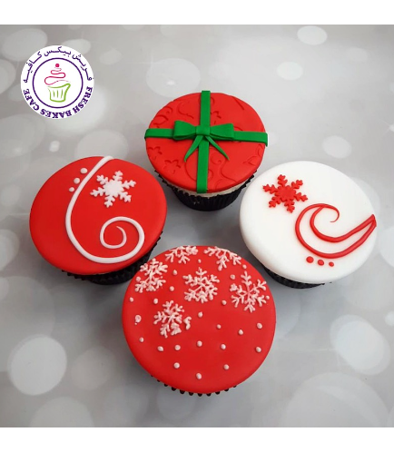 Cupcakes - Gift & Snowflakes