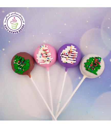 Donut Pops - Christmas Trees