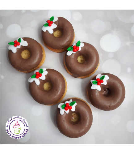 Donuts - Christmas Pudding