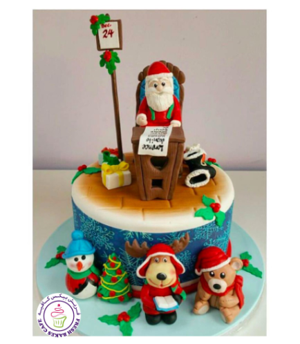 Cake - Decorative - Santa - 3D Cake Toppers - 1 Tier 02