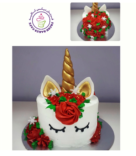 Cake - Decorative - Unicorn - Cream Cake