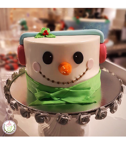 Cake - Decorative - Snowman - 2D Cake 02
