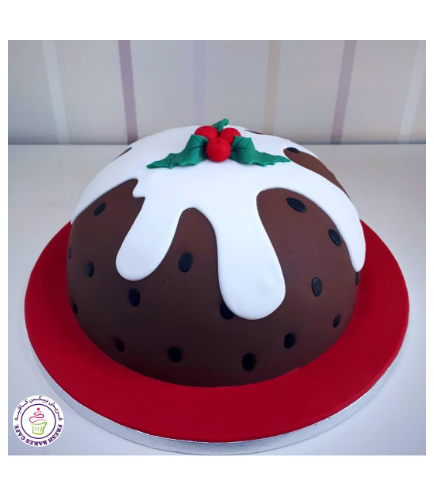 Cake - Decorative - Christmas Pudding - 3D Cake