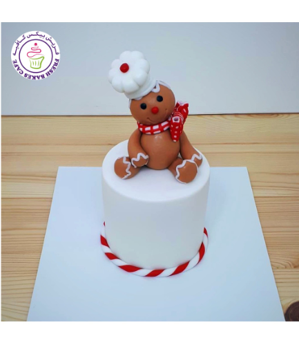 Cake - Decorative - Gingerbread Man - 3D Cake Topper 02