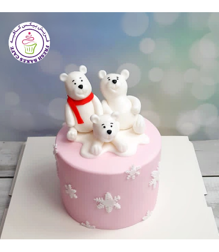 Cake - Decorative - Polar Bears - 3D Cake Toppers