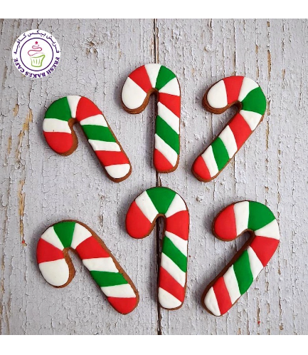 Cookies - Gingerbread Cookies - Candy Cane