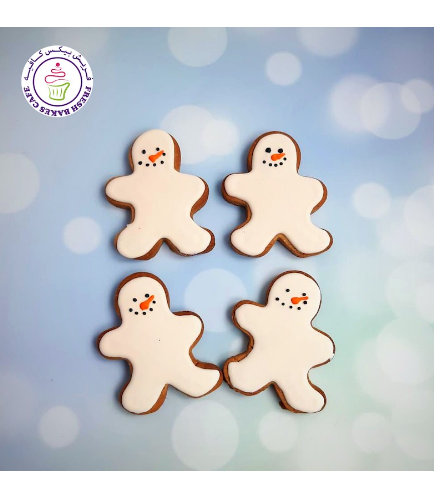 Cookies - Gingerbread Cookies - Snowmen
