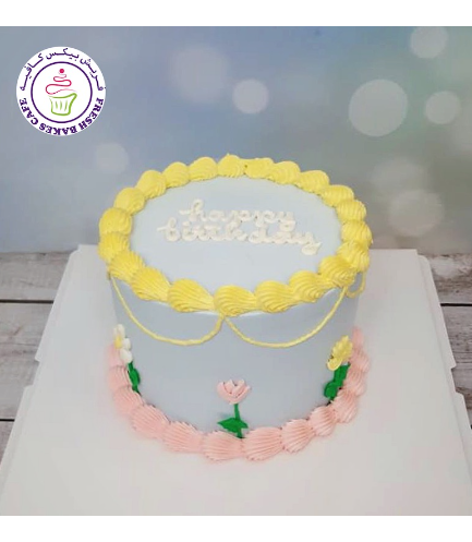 Classic Themed Cake - Flowers
