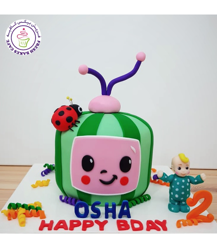 CoComelon Themed Cake - 3D Cake - 3D Cake Toppers 01