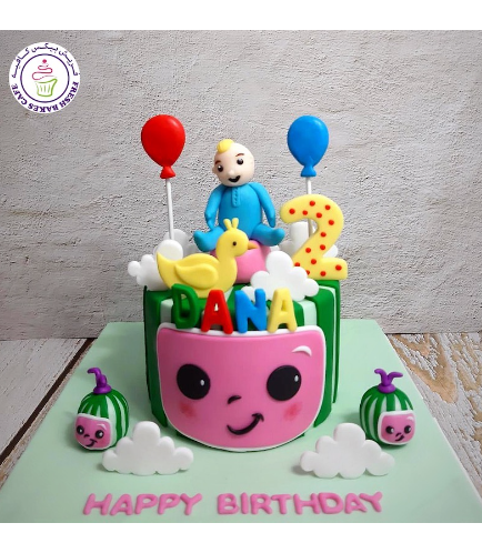 CoComelon Themed Cake - 2D Cake - 3D Cake Toppers 03