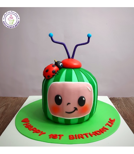 CoComelon Themed Cake - 3D Cake - 3D Cake Topper 03