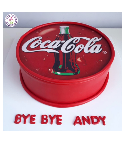 Coca Cola Themed Cake