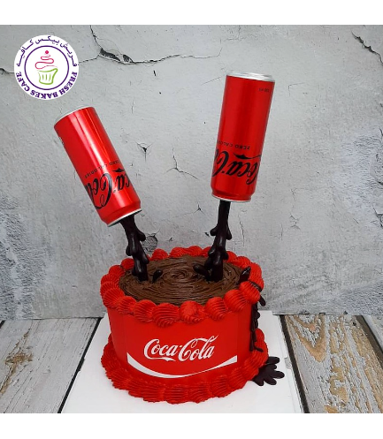 Coca Cola Themed Cake 02