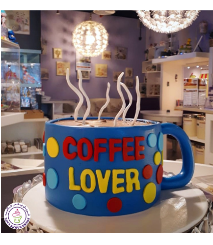 Coffee Mug Themed Cake - 3D Cake 05