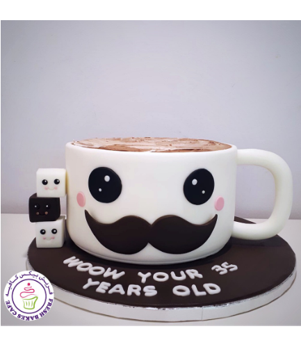 Coffee Mug Themed Cake - 3D Cake 07