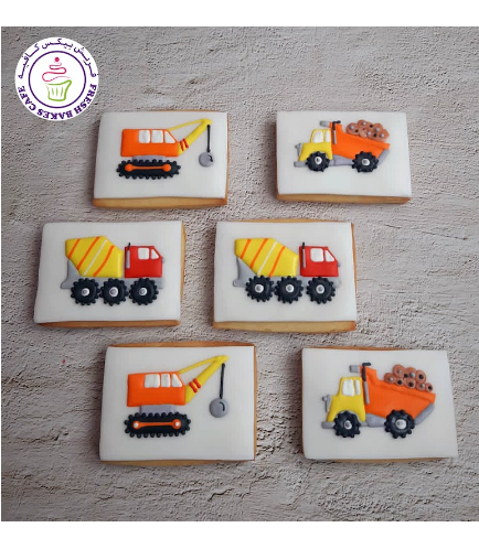 Construction Themed Cookies - Trucks 07