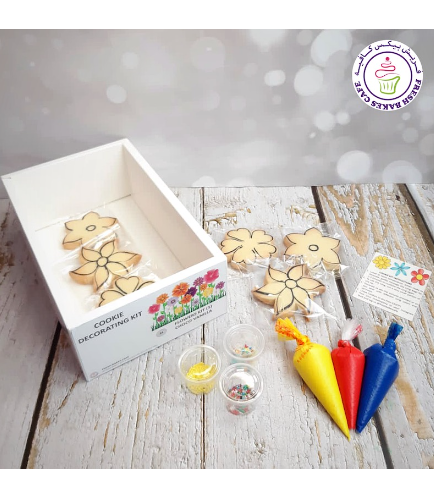 Cookies -  Flowers - Decorating Kit - Vanilla
