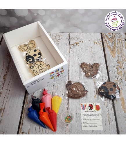 Insects Themed Cookies - Decorating Kit - Choco/Vanilla