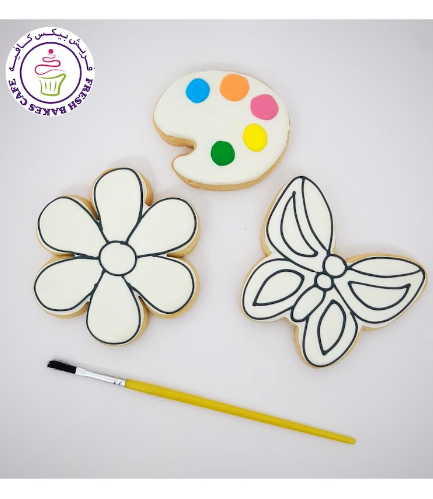 Cookies - Flower & Butterfly - Painting Kit
