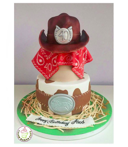 Cowboy Themed Cake