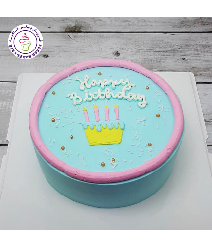Cake - Birthday Cake 02 - Blue 01