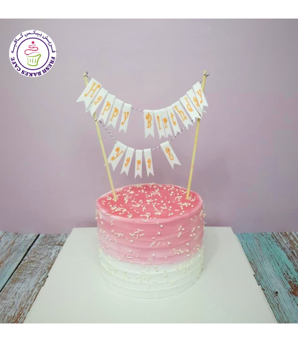 Cake - Ombre - Cream - Pink 01