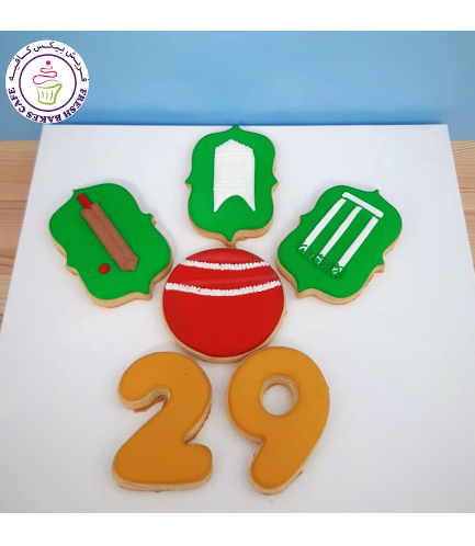 Cricket Themed Cookies