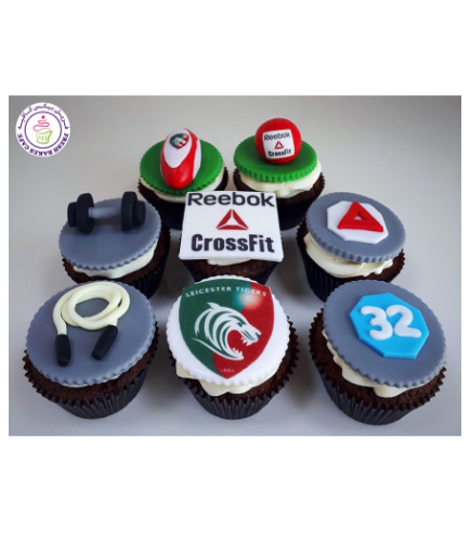 Crossfit Themed Cupcakes