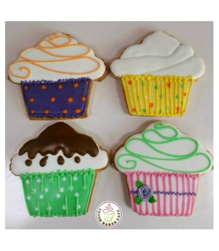 Cupcakes Themed Cookies 01