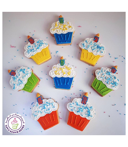 Cupcakes Themed Cookies 04
