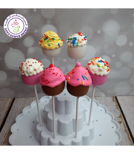 Cupcakes Themed Cake Pops