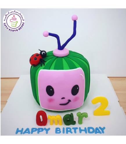 CoComelon Themed Cake - 3D Cake - 3D Cake Topper 01