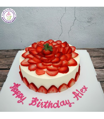 Strawberry Cream Cake 01
