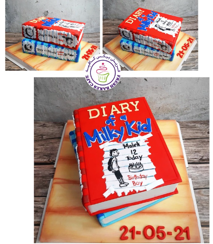 Cake - Book Series - Diary of the Wimpy Kid - Diary of a Milky Kid