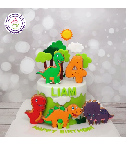 Dinosaur Themed Cake - Cookies